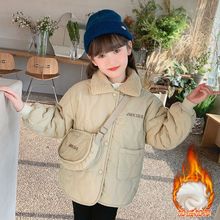 712加绒加厚兔毛棉衣送包包