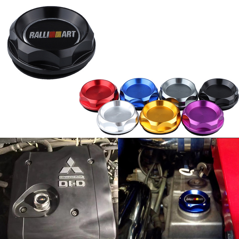 Applicable to Mitsubishi EVO 4G63 lingshuai Lingyue Lanse RALLIART snap-on engine oil cover