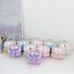 Princess Kidsren's Bag Cute Girl Crossbody Bag Fashionable Handbag Fashionable Little Girl Baby Shoulder Bag Kidsren