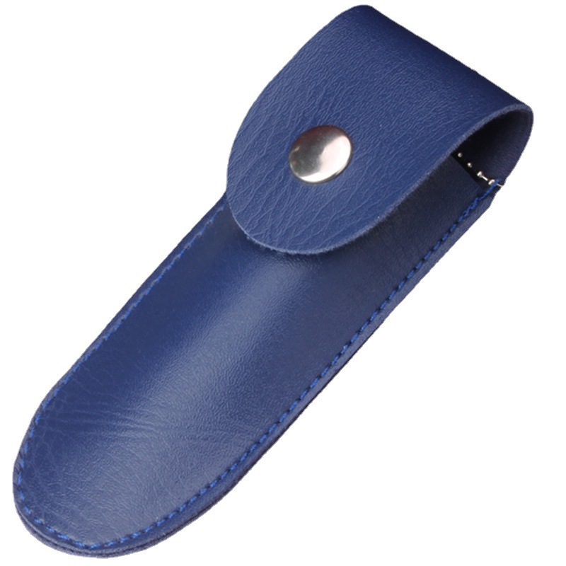 Cuchillo de vino estuche de cuero abridor de botellas de vino estuche de cuero de alta calidad gruesa PU destornillador juego de vino de uva embalaje conjunto de vino transfronterizo en stock