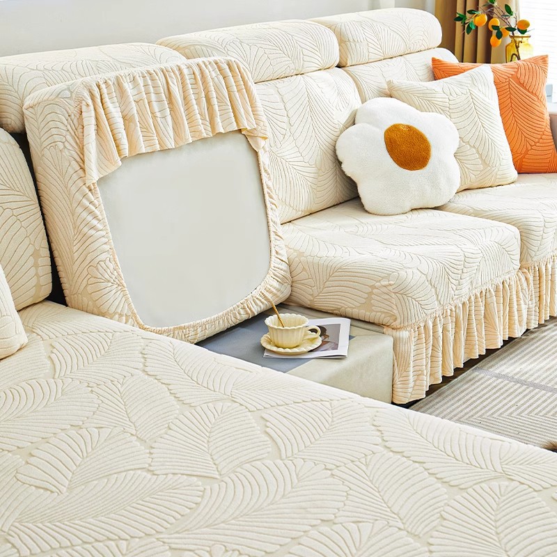 cubierta de sofá todo incluido conjunto elástico de tres asientos una princesa 2025 nuevo sofá cubierta de sofá de la combinación de sala de estar elástica