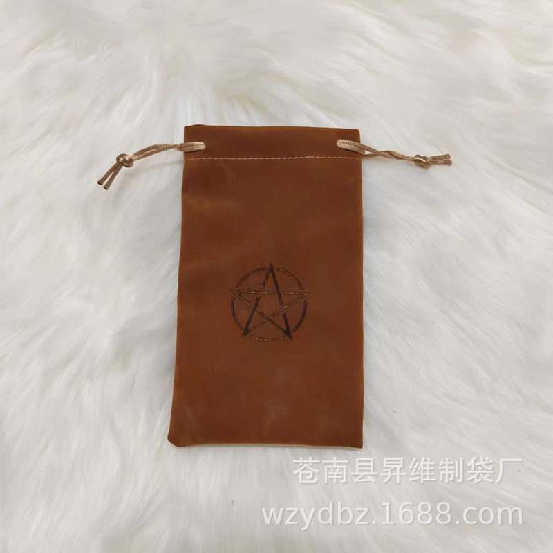 Bolsa de color camello dorado de cinco estrellas; 18*11.5cm