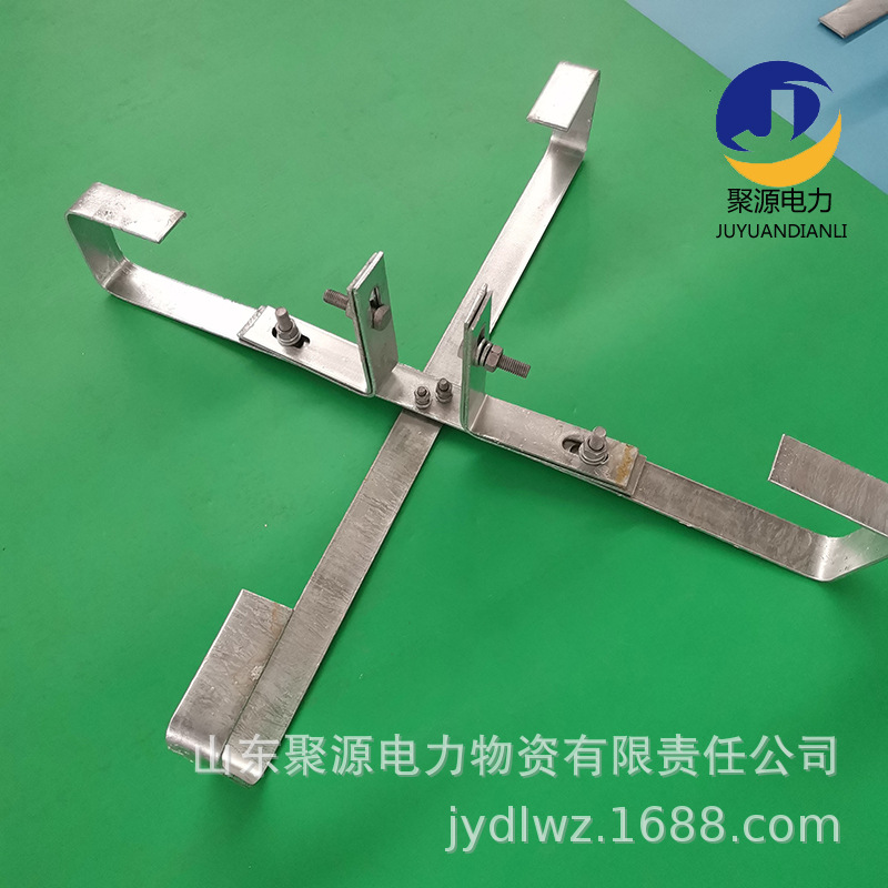 塔用内盘余缆架 富裕光缆存线金具 700*700热镀锌扁铁用余缆架