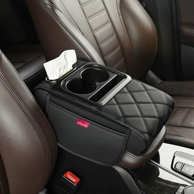Armrest box pad — armrest elbow pad water cup