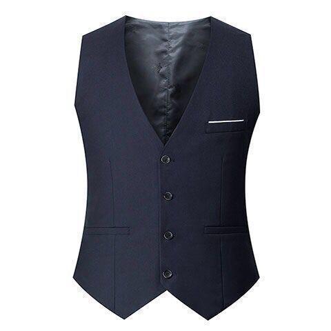 Chaleco de hombre coreano, traje delgado, chaleco, primavera y otoño, casual, sin planchar, vestido de negocios, moda formal profesional del padrino