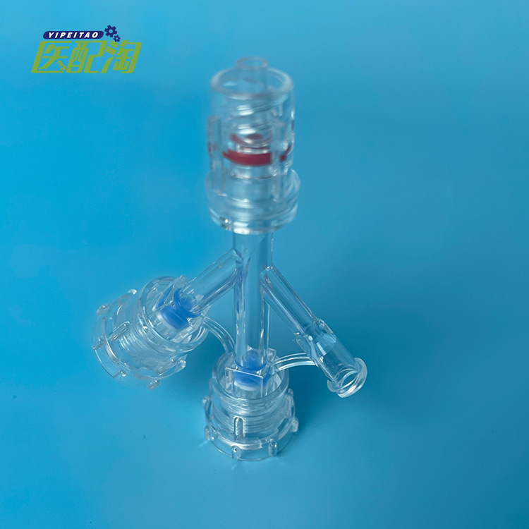 医用Y型四通三叉接头鲁尔阀 三腔Y阀