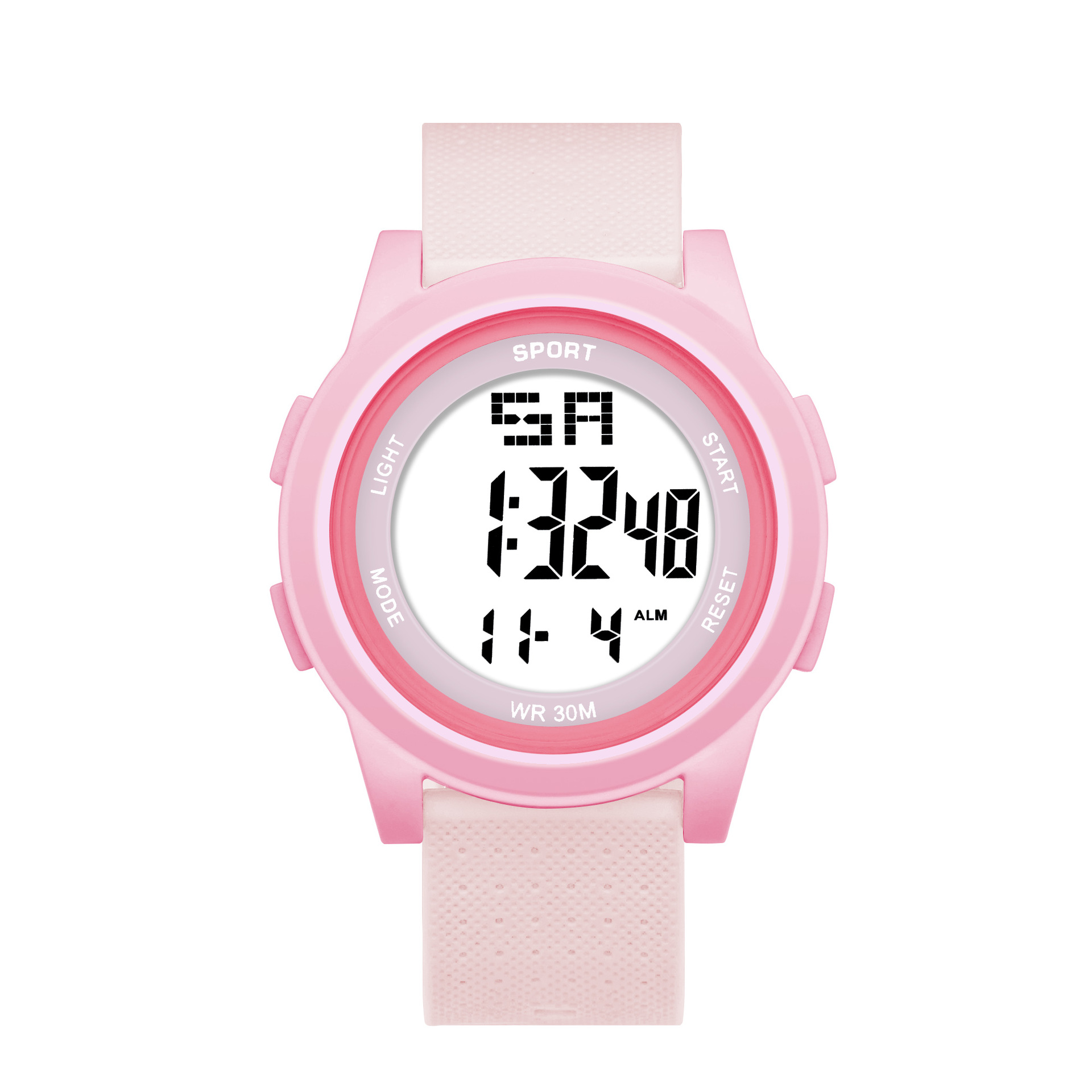 Nuevo reloj deportivo electrónico para estudiantes, estilo dulce y moderno, con diseño de macaron, para niñas de secundaria.