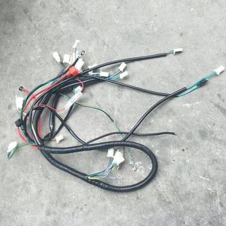 DIY沙滩车配件小公牛越野摩托车欧标总线带转向灯喇叭线束总成
