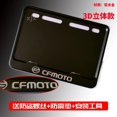 Holder Matte Black Motorcycle License Plate — Nömrə qabı - three-dimensional-spring-breeze-free-screws-anti-shock-pads-installation-tools