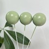 Golden silver jewelry from foam, green coffee decorations