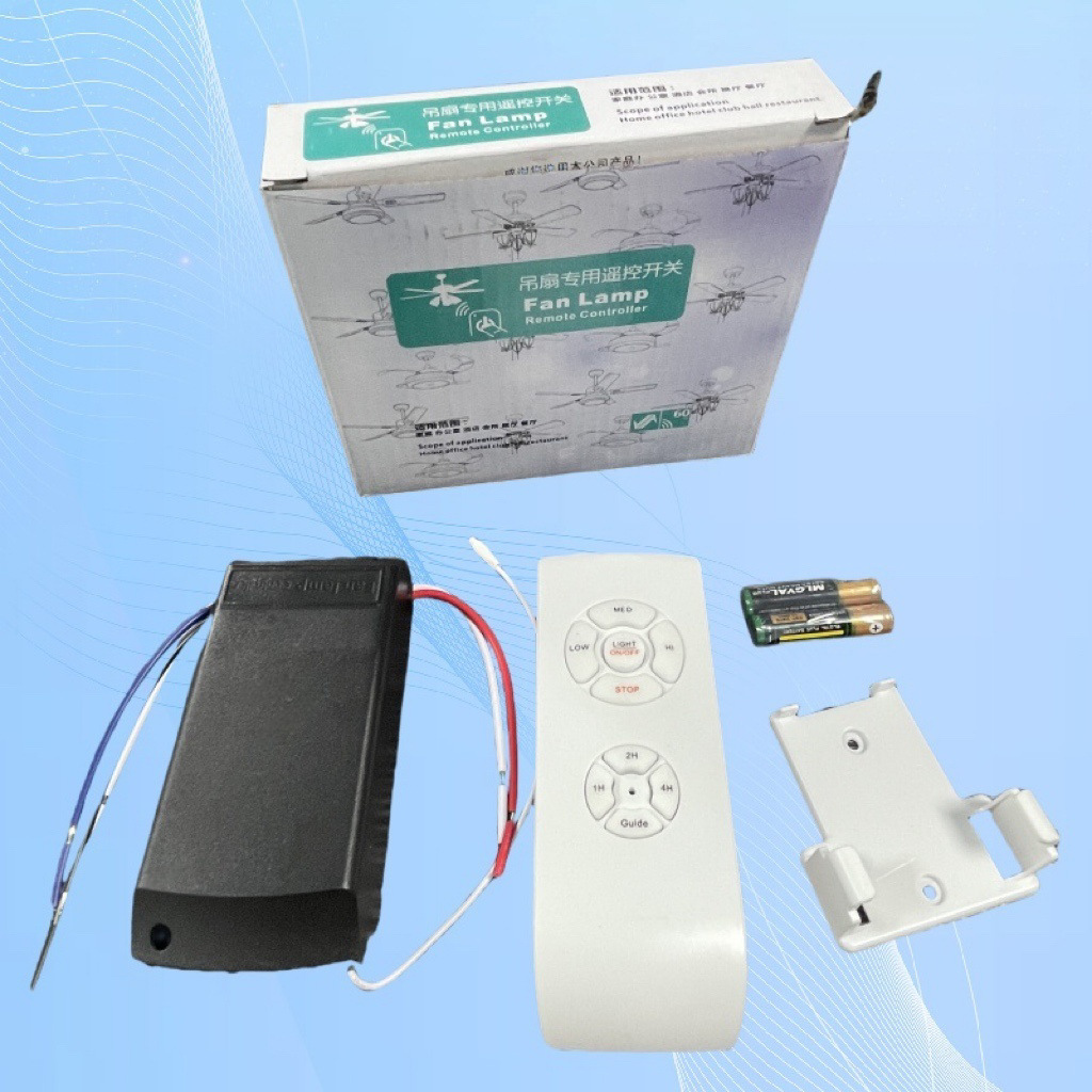 Receptor de control remoto ventilador invisible ventilador de techo regulador de velocidad interruptor de control remoto inalámbrico ventilador de techo ventilador eléctrico