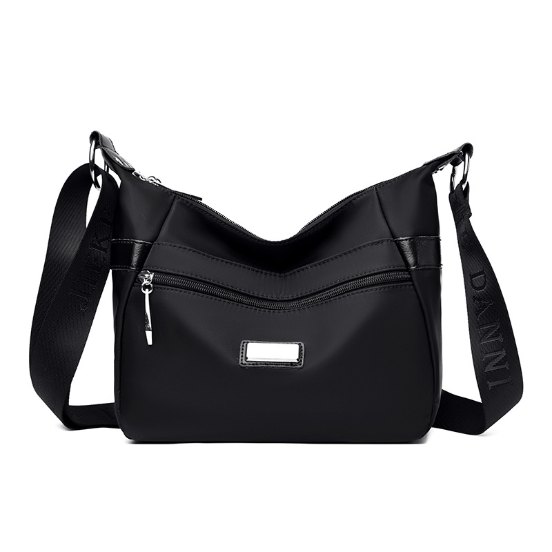 Bolsa de mujer 2023 nueva bolsa de mensajero de hombro de tela Oxford impermeable bolsa de Madre de mujer de mediana edad de gran capacidad multicompartimento