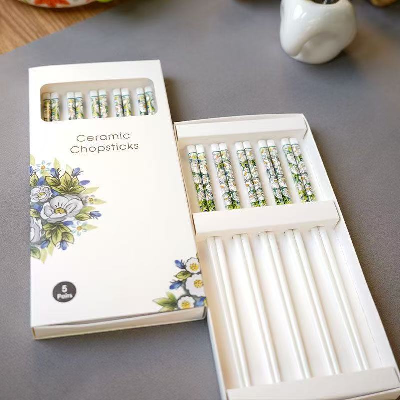 라이트 자스민 젓가락/총 5쌍 선물 상자