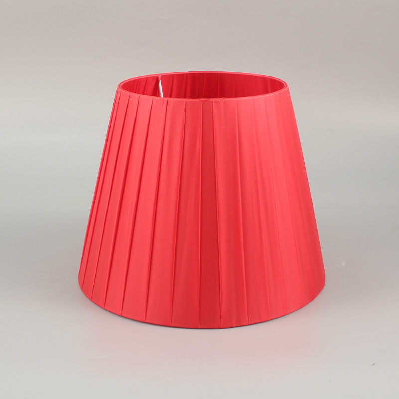 Tela transfronteriza plegable pantalla lámpara de mesa lámpara de pie lámpara de hotel sala de estar dormitorio borde dorado pantalla de tela al por mayor