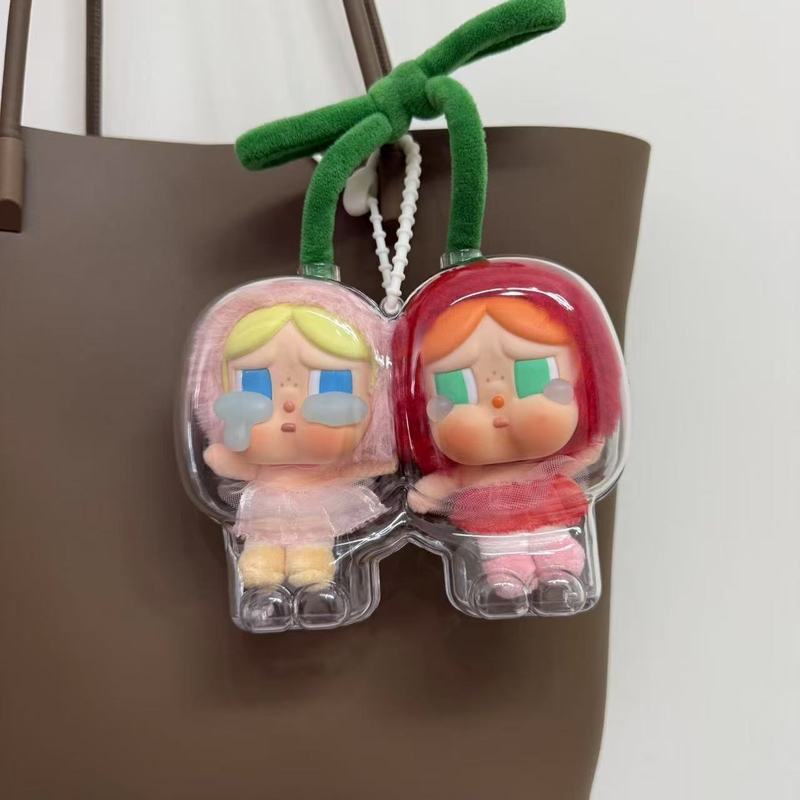 ネット全体で話題のLABUBUラブブ座りパーティー透明保護ケースバブルマート人形保護カバー人形服|undefined
