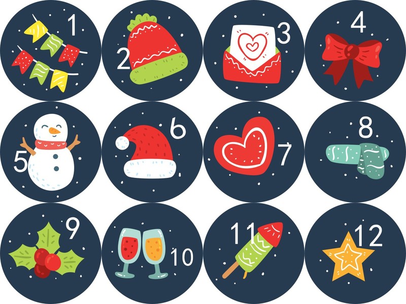新しいクリスマスデジタルシールシールクッキー袋ケーキ箱シールは字を書くことができます。|undefined