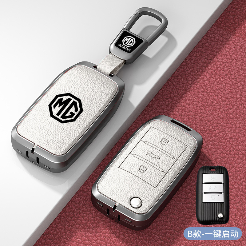 适用于MG名爵6钥匙套pro名爵5/zs/one/hs五六mg5锐腾车钥匙套扣壳|undefined