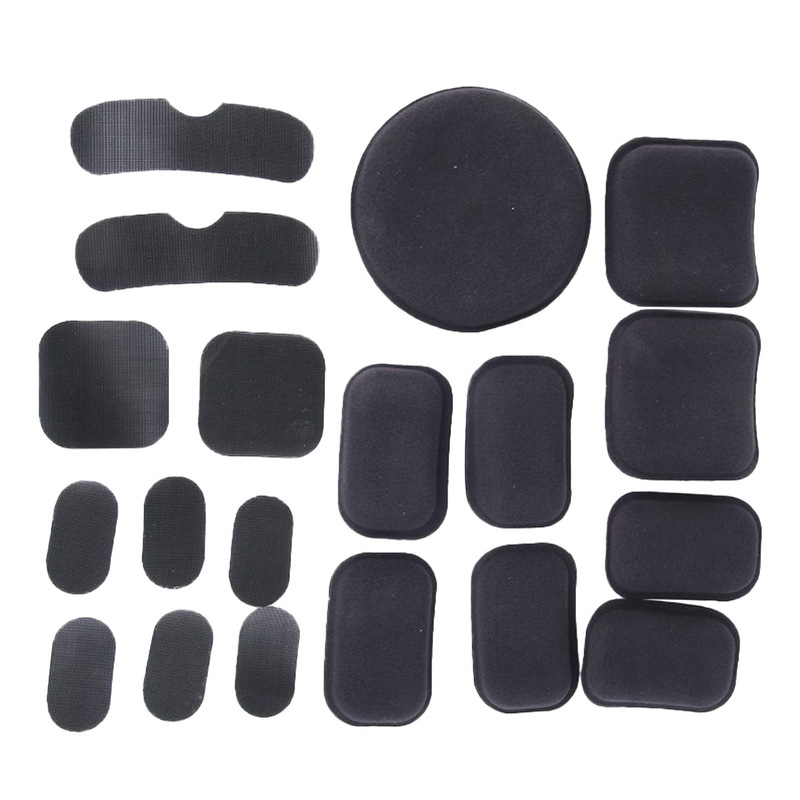 Outdoor Tactical Helmet Lined with Sponge Pad Mickey Fast Helmet Equipment Eva Gasket Lining Waterproof Velcro