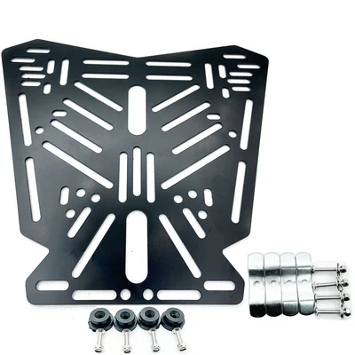 Child seat shed | Vehicle Bottom Plate Transfer Installation - black-butterfly-steel-plate-universal-type-rubber-washer-v-shaped-beaded-screw-set-default-item