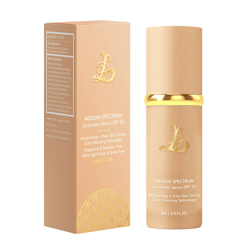 Foundation & Makeup Primer Pack, Sunscreen Serum SPF 50, Medium Spectrum, Moisturizing