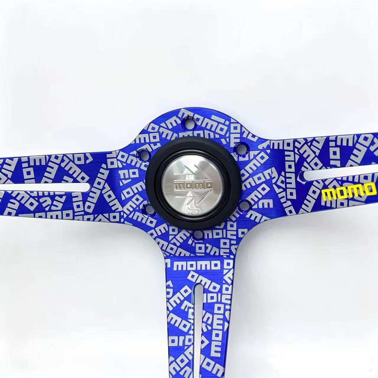 14inch Tuya matte finish modified steering wheel, universal racing modification titanium steering wheel, suitable for Fit, Civic, and Beidouxing