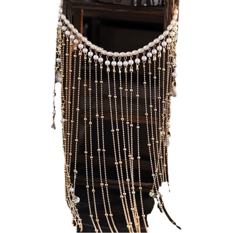 Экзотическая штора с лапшой Дуньхуан, древний ветер, покрывающий лицо