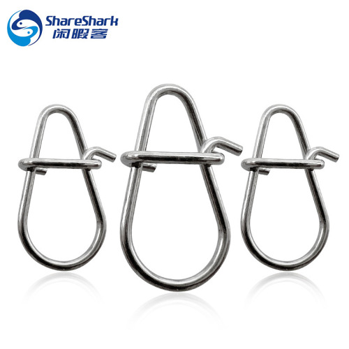 Hoop-shaped Lure Pin, Stainless Steel Reinforced Pin, Figure-8 Loop for Lure Attachments, Connector for Artificial Bait Accessories