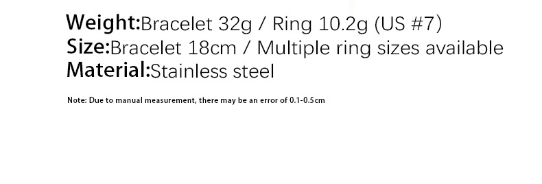 Titanium Steel IG Style Geometric Plating Rings Bracelets display picture 3