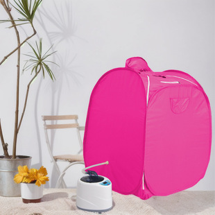 Ready-Made Household Sweat Steamer with Hat Steam Sauna Bath Box Sweating Steamer Folding Sauna Box Ai Meili Cross