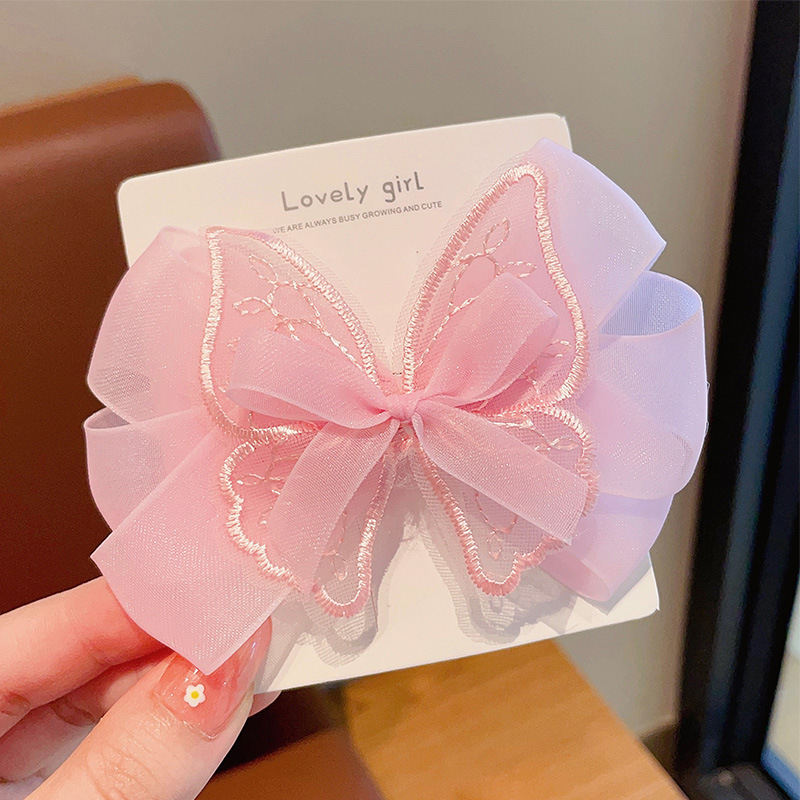 1 # 나비 자수 (핑크)