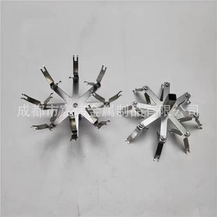 Painting jig fixing clip piece spraying jig stainless steel spring piece support painting hanger positioning piece bending