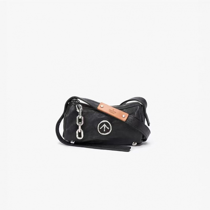 Pillow bag (black stone silver label mini) minj
