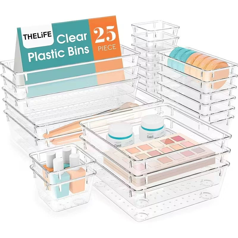 Прозрачная коробка для хранения в японском стиле