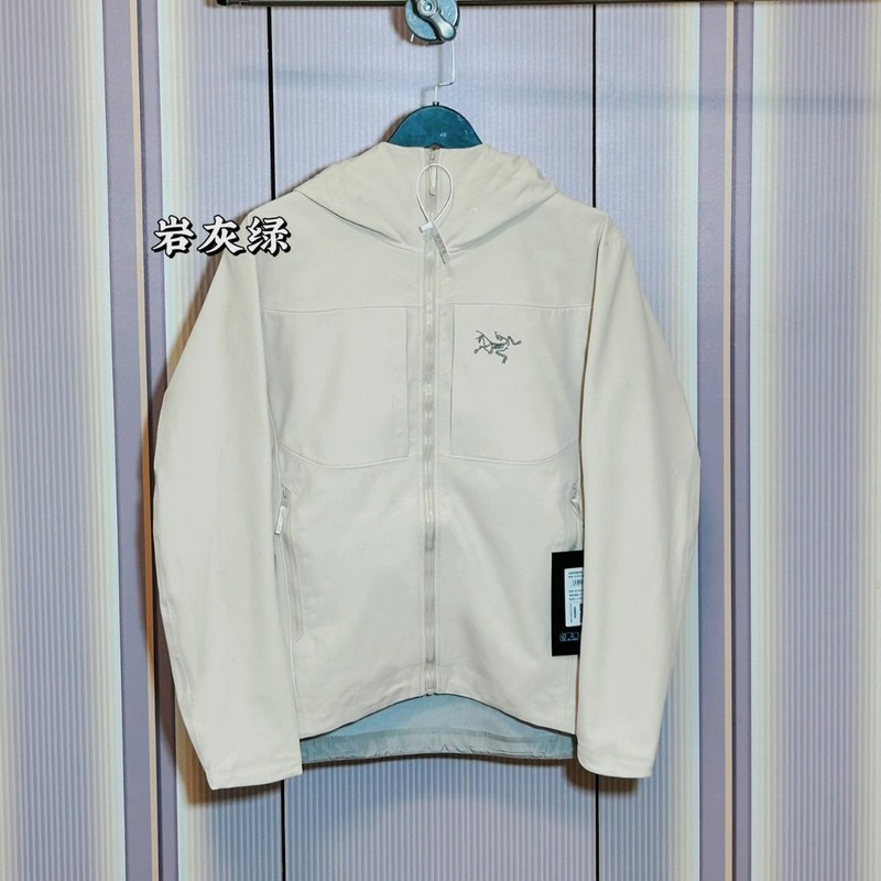 25S始祖茑CRONIN Cotton Overshirt弹力防风纯色保暖软壳连帽外套|undefined