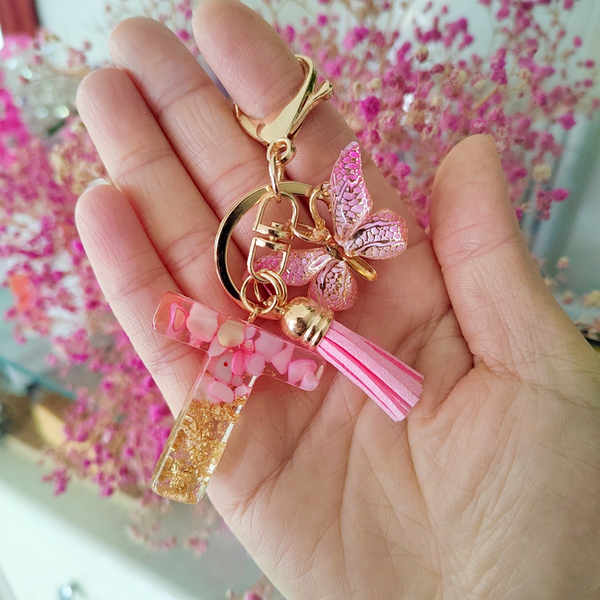 Llavero letra colgante/T