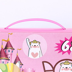 Back-to-school new 68-piece watercolor set painting set children's painting set brush set product factory supply