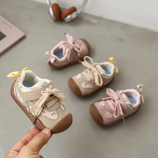 Dropshipping Baby Small Floral Functional Shoes, Baby Girl Shoes, Autumn New Soft-Soled Sports Shoes, Children's Stable Shoes