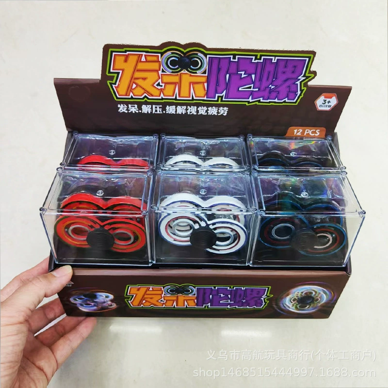 Rotating spinning top for finger for elementary school students, toy, new collection, anti-stress