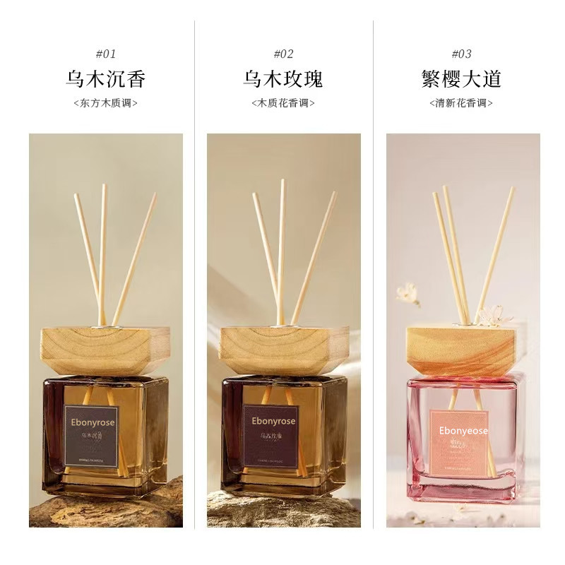 Encanto oriental 500ML Aromaterapia sin fuego de gran capacidad, sala de estar del hotel, interior del hogar, expansión duradera de la fragancia, aromaterapia de ratán