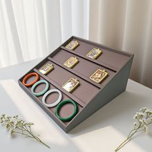 斜坡佛牌梯形唐卡展示架吊坠两用立式阶梯式多层眼镜首饰展示架