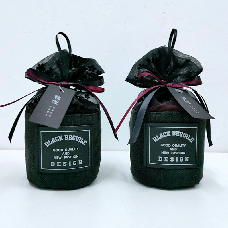 花盛黑色蕾丝干花包香包家居车载衣柜除臭香袋家居卧室薰衣草香囊