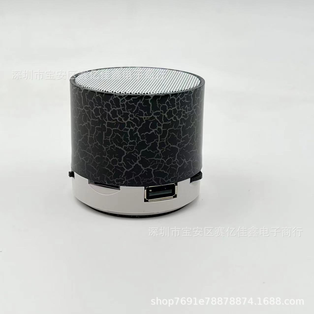 Nueva A9 audio crack colorido inalámbrico portátil Bluetooth altavoz subwoofer tarjeta teléfono móvil regalo al aire libre