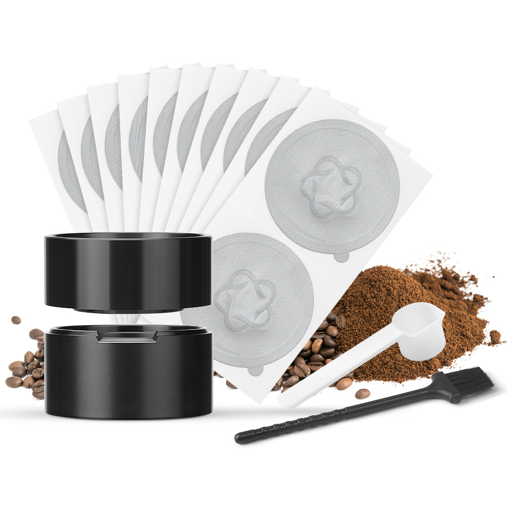 Icafilas autoadhesivo papel de aluminio traje Nespresso vertuo café cápsula cáscara italiana polvo tazón