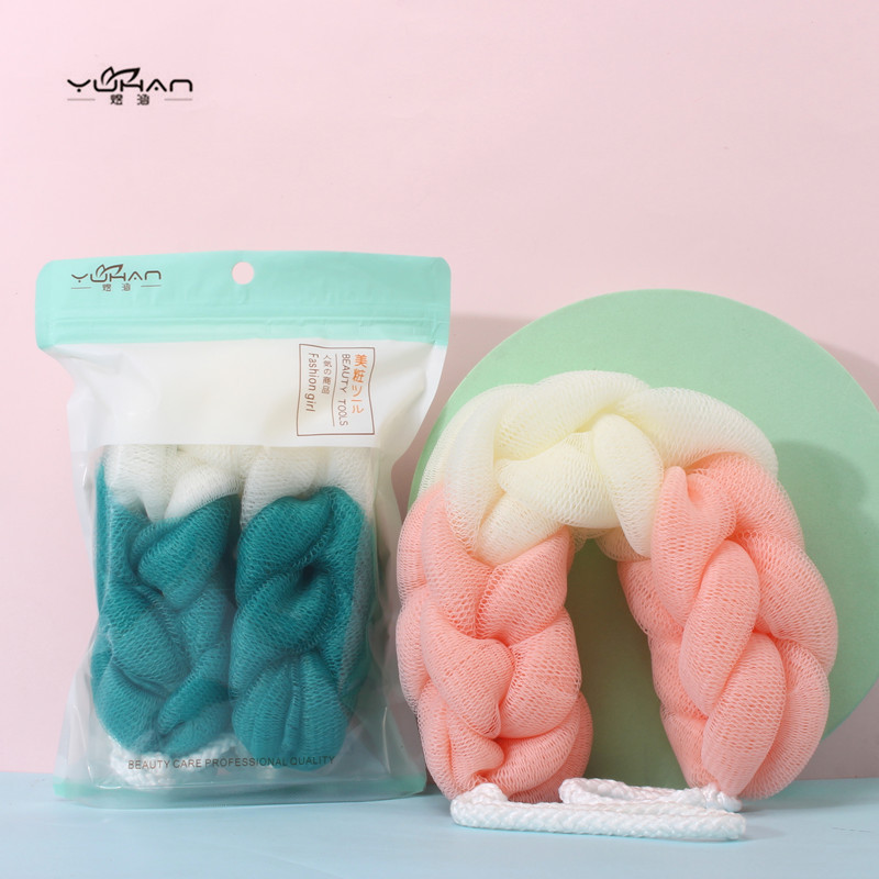Yuhan's skin -friendly bubble long bath flowers can hang bath bar…