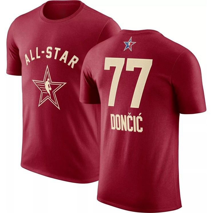 Supports Customized Cross-Border 2025 Nba All-Star T-Shirts for Men, Foreign Trade Basketball Short-Sleeved Shirts, Outdoor Casual Sports Quick-Drying Shirts