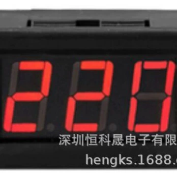 0,36 дюйма тонкая маленькая Светодиодная головка вольтметра переменного тока 220 В Универсальный вольтметр распределительной коробки PZ30