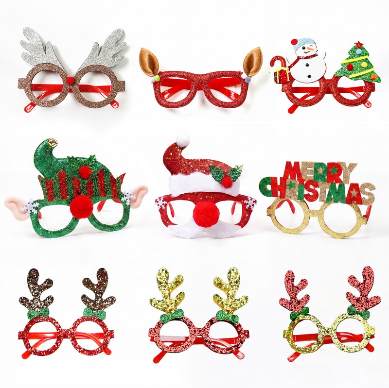 New Christmas Decorative Glasses for Adults and Children, Christmas Gifts, Holiday Supplies, Party Creative Glasses Frames Wholesale New Christmas Decorative Glasses for Adults and Children, Christmas Gifts, Holiday Supplies, Party Creative Glasses Frames Wholesale