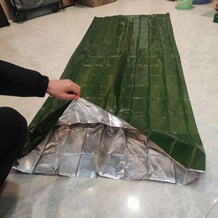 Customer Customized Outdoor Field Travel Multi-Functional Emergency Life-Saving Insulation Pe Degree Aluminum Film Sleeping Bag Reflective Self-Rescue