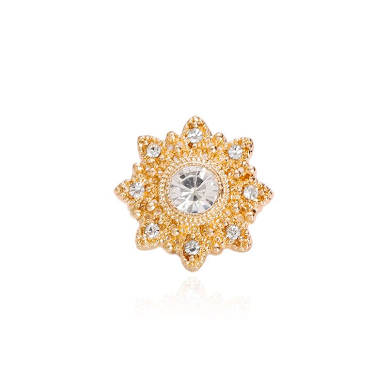 Geometric high-end design brooch