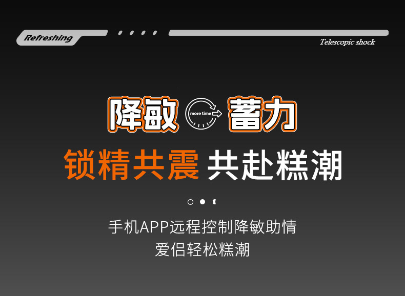 Black Panther App-Controlled Dual-Ring Vibrating Cock Ring for Couples — detail image 1